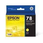 Epson T078 Ink Cartridge - Standard Capacity - Yellow-Get standard-yield capacity per ink cartridge while enjoying cost savings