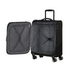 American Tourister SummerRide Expandable Spinner Carry On - Black-Integrated TSA-approved lock provides added security when checking in your luggage