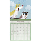 DateWorks 2026 16-Month Mini Wall Calendar - 7" x 7" - Grumpy Cat - English-Entertainment