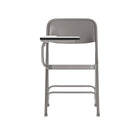 Flash Furniture HF-309AST-RT-GG Steel Folding Chair, Beige/Gray, 2 Pack-Beige Frame Finish
