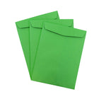 JAM Paper 10 x 13 Open End Catalog Envelopes with Gum Closure, Brite Hue Christmas Green Recycled, 50 Pack-Quantity: 50 envelopes per box