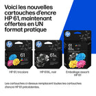 HP - 61XL Cartouche d’encre tricolore à rendement élevé d’origine (CH564WN)-Conçue pour les imprimantes jet d’encre HP compatibles HP Deskjet 1000 Printer series, HP ENVY Printer series, HP OfficeJet Printer series