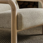 Modway Sereno Boucle Accent Chair - Marble Oak-Lattice Boucle Upholstery