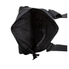 Edition22 Lockpoint Sling Bag - Black-Interior features a zippered pocket and key leash