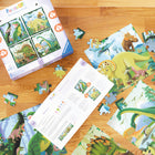 Ravensburger Puzzle UP! Dinosaur Set-Extra-thick and durable material, suitable for young children's hands and resistant to frequent handling, allowing for even longer puzzle fun