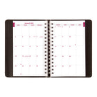 Brownline 2026 Essential Daily Planner - 8" x 5" - Black - English-Monthly planner before each month