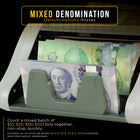 Kolibri Mixed Denomination Currency Counter (CAD/USD) with Advanced Counterfeit Detection-White