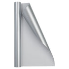 JAM Paper Matte Wrapping Paper - 17" x 18' - Matte Silver Foil - 2 Pack-Colour: Silver Foil Matte