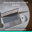 Logitech Ergo M575S Wireless Trackball Mouse - Off-White-Complete your setup: Pair the ERGO M575S with the Wave Keys ergonomic keyboard, featuring a cushioned palm rest that places your hands, wrists, and forearms in a natural typing position