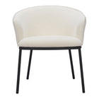Zuo Essen Dining Chair - Ivory-Armrest support