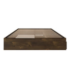Nexera 3-Drawer Storage Bed Frame - Queen Size - Truffle-Fits a standard Queen size mattress. 500 pounds weight capacity
