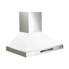 KUCHT KRH3015-W 30" 900 CFM Wall Mounted Range Hood - Stainless Steel/White-High quality 1.0 mm thickness 304 grade Stainless Steel Pro-Style range hood will enhance the look of your gourmet kitchen