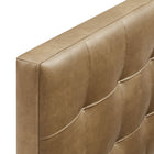 Modway Lily Vegan Leather Twin Size Headboard - Toast-Assembly Required