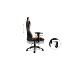 COUGAR Outrider Reclining and Tilting Gaming Chair - Black and Orange-Adjustable Tilt Tension