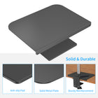 ShoppingAll Steel Desk Reinforcement Plate for Monitor Mounts - Black-Product is designed for C-clamp mounting, and fits most C-clamp types on the market