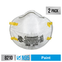 3M Performance Respirator - N95 - 2 Pack-Proprietary advanced electrostatically charged filter media delivers 15% easier breathing compared to traditional respirators