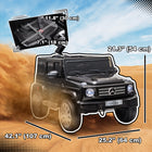 Aosom 12V Mercedes-Benz G500 Kids Electric Ride-On Car - Black-2 mode drive, manual and remote control 