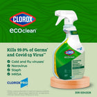 CloroxPro Clorox EcoClean Disinfecting Cleaner - 946 mL-Use on hard, nonporous surfaces.