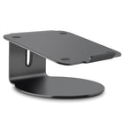 ShoppingAll Ergonomic Laptop Stand with 360-Degree Swivel Base for Laptops Up to 17" - Grey-Smooth, durable, and premium aluminum steel design matches most surfaces and devices (especially your MacBook's)