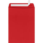 JAM Paper Open End Window Envelopes w/ Peel & Seal - Ruby Red - 9" x 12" - 1000 Pack-Peel & press seal: the self-seal design of these envelopes is perfect for anyone who doesn’t want to lick or use a moistener on every single envelope — it’s a huge time-saver! simply peel off the protective strip, press, and seal. it couldn’t be easier! this type of adhesive is great for business applications, wedding announcements, and personal notes.