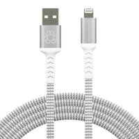 Dbramante1928 Re-Charge USB-A to Lightning Braided Cable - 8'-USB-A to lightning (Apple MFi-certified) braided cable offers fast and reliable connection for charging and syncing your devices