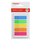 Staples Stickies Page Markers - 125 Pack-Flag size 1-3/4" x 1/2", 125 flags per pack