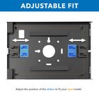 Mount-It! MI-3880B_G10 Anti-Theft Tablet Kiosk for iPad, iPad Air, iPad Pro-Built-in cabinet with lock allows for access to power supply