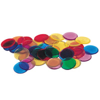 Learning Resources Transparent 6-Colour Counting Chips -Age group and grade: Ages 5 - 7 and grades kindergarten+