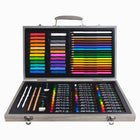 Art 101 Drawing - Sketching & Doodle Wood 111-Piece Art Set-18 Premium Core Colored Pencils lay down smooth and pigmented on your paper