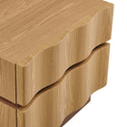 Modway Isola 2 Drawer Nightstand - Light Oak Walnut-8