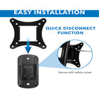 Mount-It! Single Stud Tilt & Swivel TV Wall Mount for 19" to 32" TVs-A practical choice for bedrooms and smaller spaces where seating spans multiple directions and a fixed screen position won't cover everyone