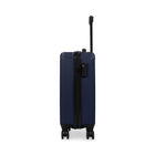 Bugatti Alexandria Collection 21.5" Hardside Carry-on – Navy-Telescopic trolley handle with multi-stage locking heights