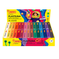 JOVI Plastilina Modeling Clay 30 Bar Display Box - Standard Colours-Vegetable-Based Formulation: Crafted from vegetable-based ingredients, JOVI plastilina offers a safer and more environmentally friendly alternative to traditional modeling clays.