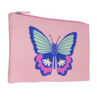 Pep Rally Double Zipper Pouch - Sweet Boho - Pink-Zipper closure