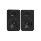 Kanto YUP4 Passive 4" Bookshelf Speakers with 1" Silk Dome Tweeter and 4" Kevlar Woofer - Black-4 Ohms Impedance
