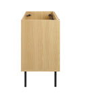 Modway Chaucer 48" Bathroom Vanity Cabinet - Oak-Rattan Weave Doors