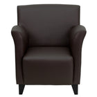 Flash Furniture HERCULES Roman Series Brown LeatherSoft Lounge Chair-Lounge Chair