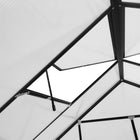 Outsunny 20' x 8' Aluminium Polycarbonate Greenhouse with Adjustable Roof Vent- Sliding door for easy access
 