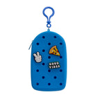 Gry Mattr Kids Eyeglass Case Silicone Sun Case Charms - Blue-Blue zipper fastener