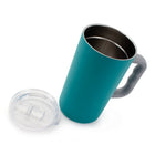 General Supply Goods + Co Handled Coffee Mug - 600 ml - Teal-Molded grip handle