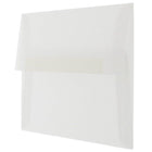 JAM Paper A7 Translucent Vellum Invitation Envelopes - 5.25" x 7.25" - Clear - 25 Pack (2851295)-Quantity: 25 per pack