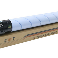 CET Konica Minolta Bizhub C454/554/454e/554e TN-512C Toner Cartridge - Standard Yield - Cyan-Color: Cyan