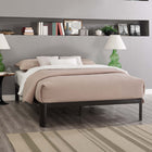 Modway Corinne Full Bed Frame - Brown-Sturdy Powder Coated Steel Frame
