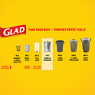 Glad Black Garbage Bags - 74L - 40 Pack-LARGE CAPACITY BAGS: Glad large capacity black garbage bags can handle even your toughest trash