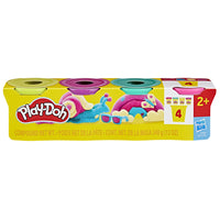 Play-Doh 4-Piece Modelling Clay Set - Assorted-4 Different Colours: These cans are great imagination toys for kids arts and crafts activities like color mixing, matching, and more