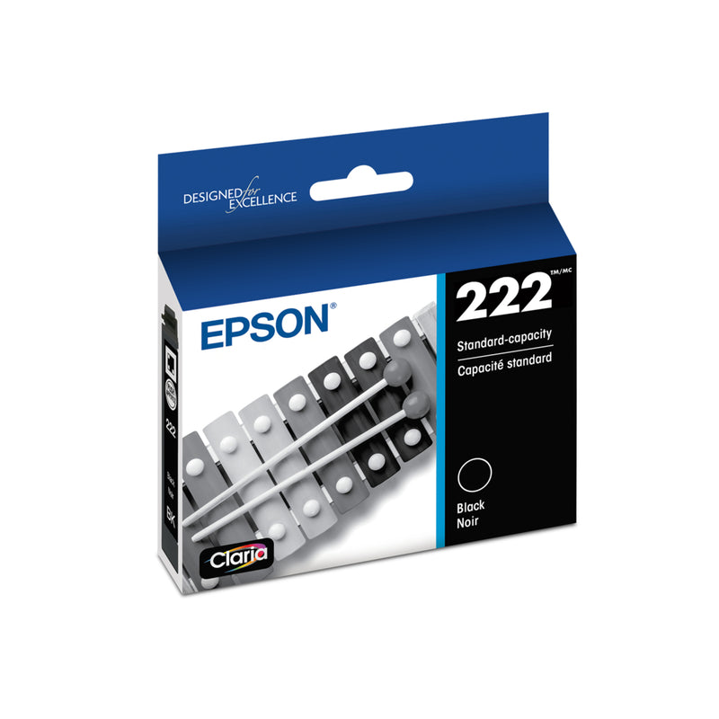 Epson T222 Ink Cartridge - Standard Capacity - Black | staples.ca