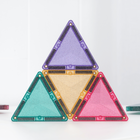 Connetix Glitter Castle Pack - 48 Pieces-All tiles are made using non-toxic ABS plastic that is BPA and Phthalate free, ultrasonically sealed and riveted for extra safety