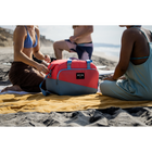 RovR TravelR 24 Can Soft Cooler Backpack - Coral-Handy side-tethered stainless steel bottle opener included 