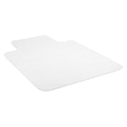 Mount-It! Hard Floor Chair Mat with Lip - 35.5" x 47" - Clear Vinyl-MI-7818 clear chair mat is ideal for hardwood floors