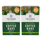Taylors of Harrogate Rich Italian Coffee Bags - 75 g - 2 Pack-Includes 2 boxes of Taylors Rich Italian Coffee Bags (75 g per box)